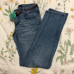 Tommy Hilfiger Girls Jeans with Floral Belt